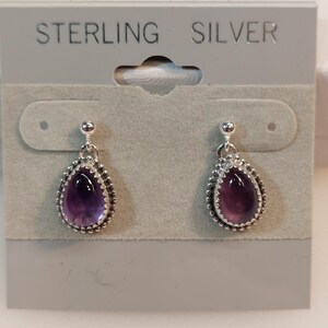 Amethyst earrings