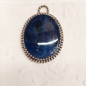 Deep dark blue Sodalite.