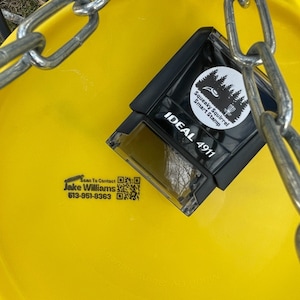 Disc Golf Smart Name Stamp - Customized
