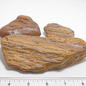 3 Medium/Large Banded Irons - Genesis Stone - Wyoming Banded Iron - BIF - Seer Stone - Banded Iron - Tiger Iron - 1lb4oz/570g