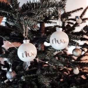 Christmas ball with name, Christmas tree ball personalized, glass balls, Christmas decoration, 6 cm, personalized, gift idea, Christmas