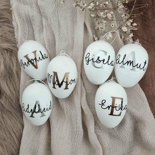 Ostereier personalisiert | Frohe Ostern | Ostergeschenk | Deko für Ostern | Osterhase | Osterei mit Namen | Geschenk für Ostern | Ei