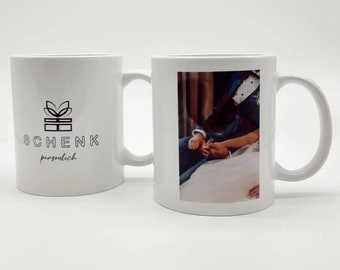 Fototasse mit  Bild, Motivtasse, Firmentasse mit Logo, Fototasse personalisiert, Tasse mit Foto Bild Name Text Spruch, Geschenk Mitarbeiter