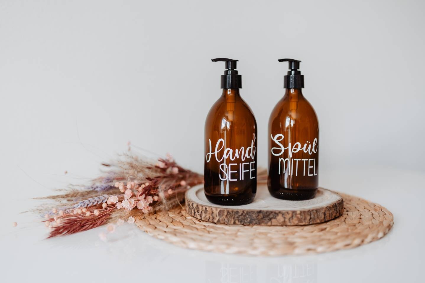 Dispensador de jabón personalizadas Botellas de vidrio | Etsy