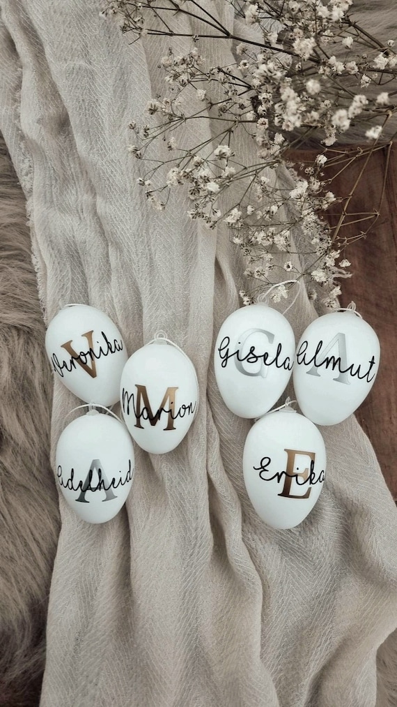 Ostereier personalisiert | Frohe Ostern | Ostergeschenk | Deko für Ostern | Osterhase | Osterei mit Namen | Geschenk für Ostern | Ei
