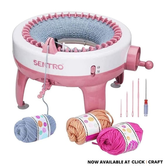 Sentro Knitting Machine Adapter for 48/40/22 Needles(Pink)