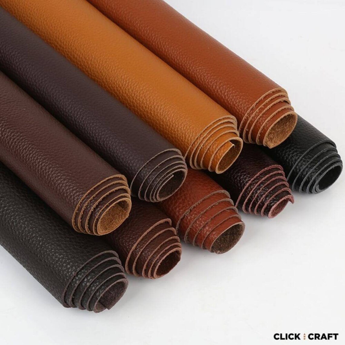 Cowhide Leather Sheet High Quality Litchi Grain Leather Etsy