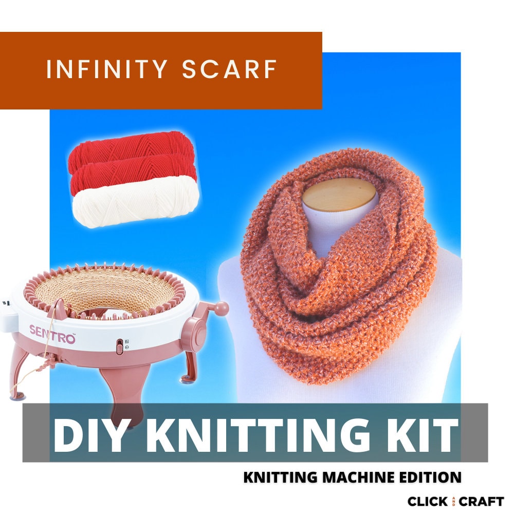 Craft Kit Chunky Yarn Learn Arm Knitting With Our Blanket DIY Kit