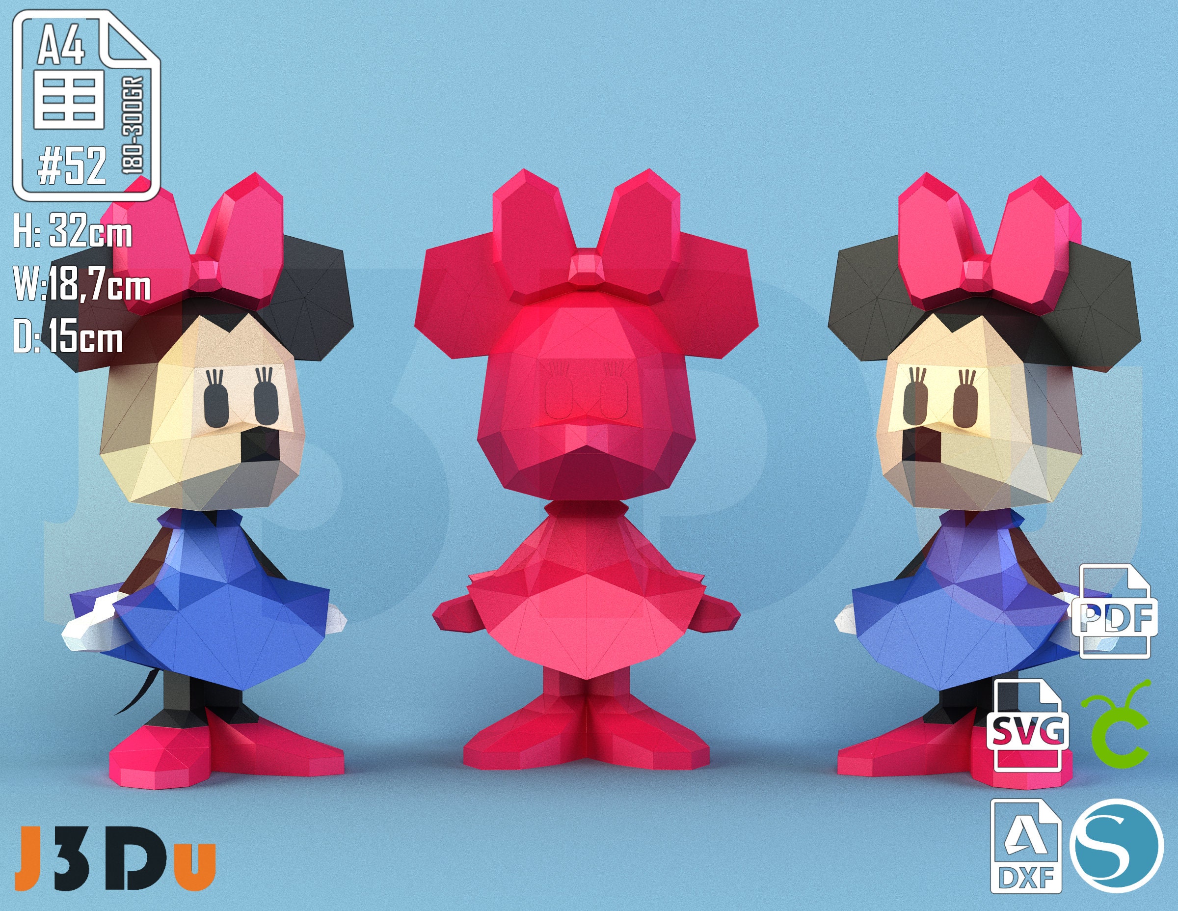 minnie-mouse-mini-papercraft-pdf-svg-template-for-etsy-israel