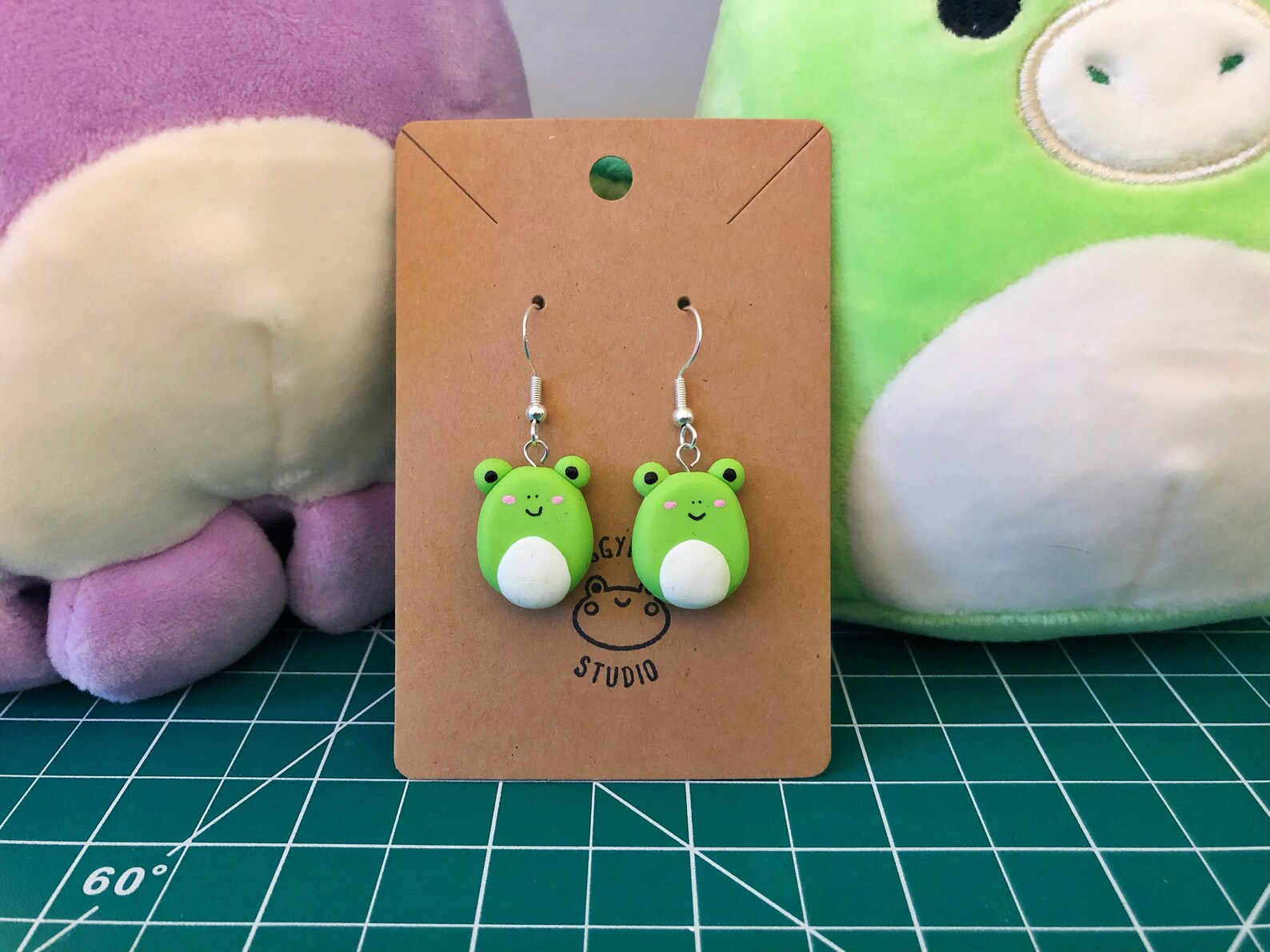 Cute Handmade Clay Squishmallow Animal Charms Keychains & Etsy