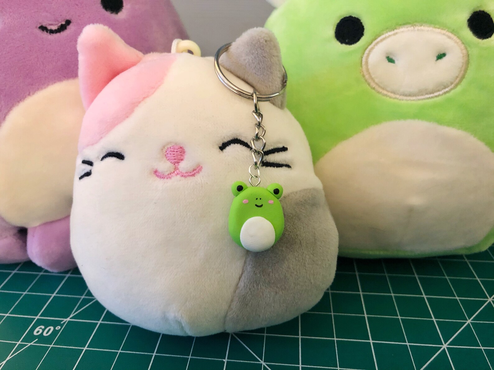 Cute Handmade Clay Squishmallow Animal Charms Keychains & Etsy