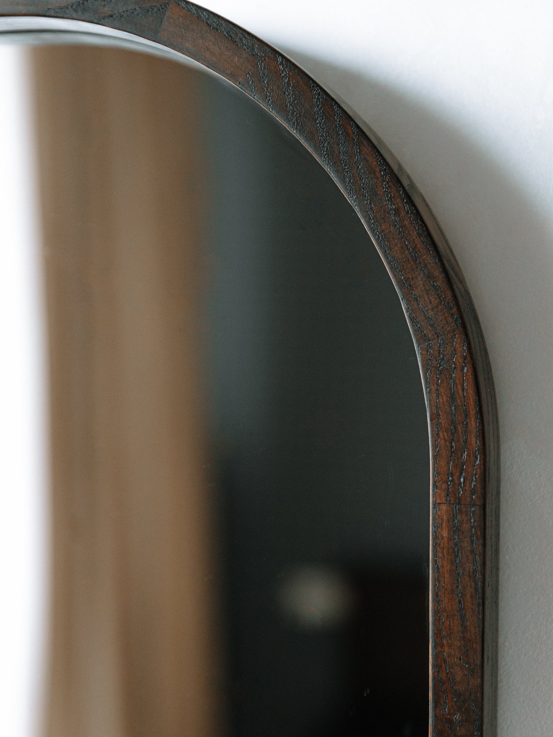 Geometrischer Spiegel. Asymmetrischer Spiegel mit schwarzem | Etsy