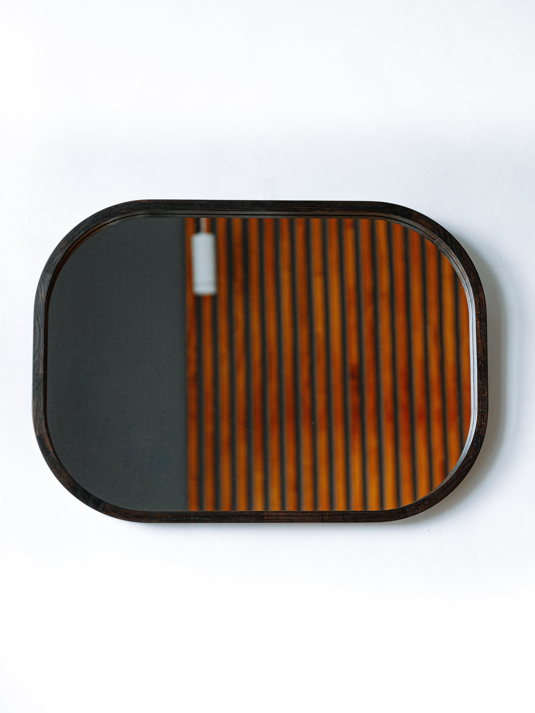 Geometric mirror.Asymmetrical mirror with a black frame.Black | Etsy