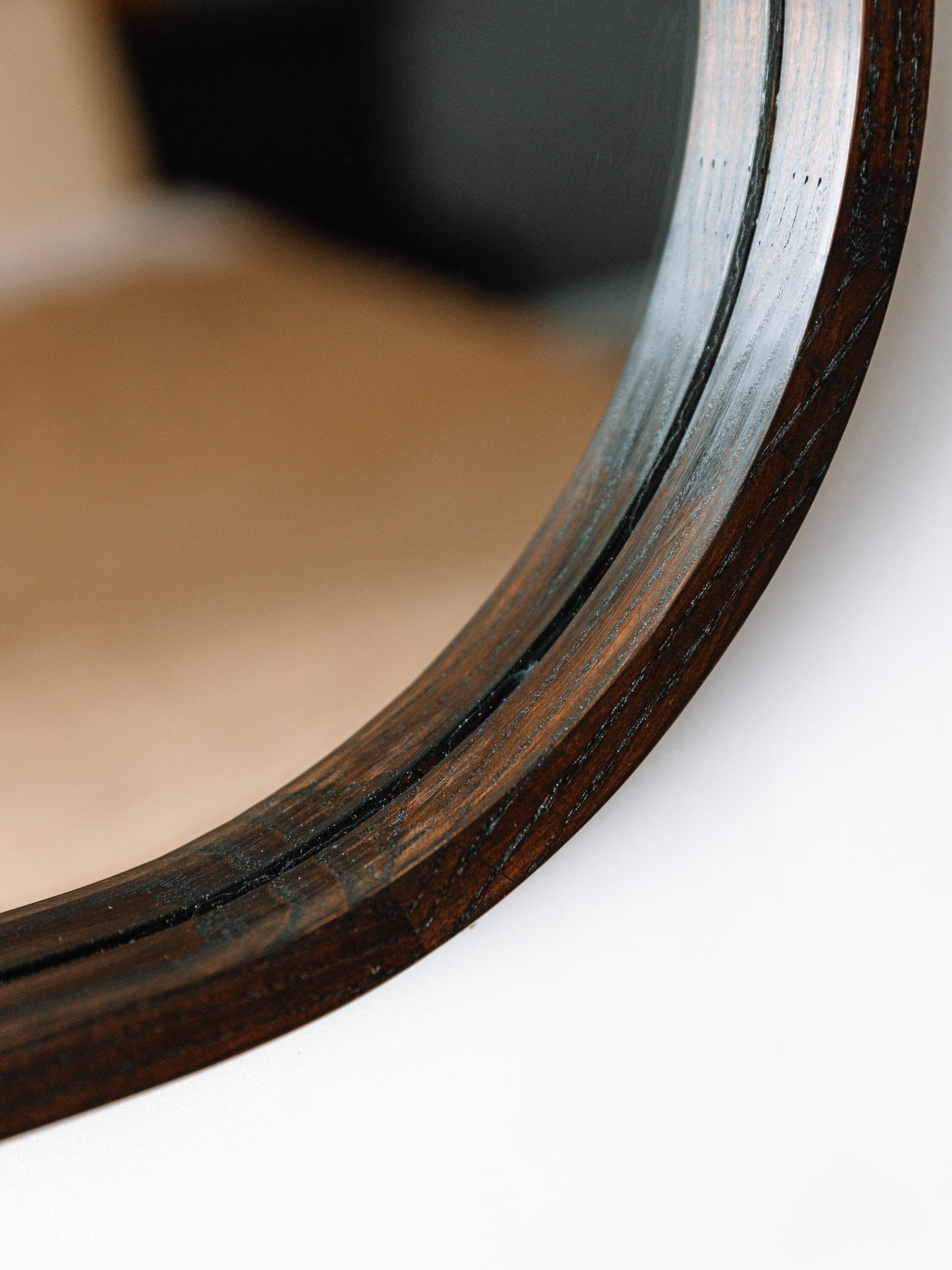 Geometrischer Spiegel. Asymmetrischer Spiegel mit schwarzem | Etsy