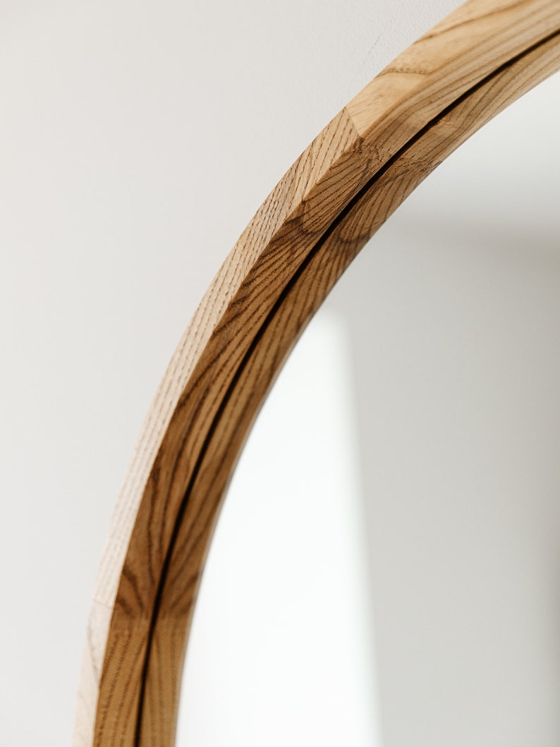 Wood Mirror Room Decor Mirror Wall Decor Boho Mirror Etsy