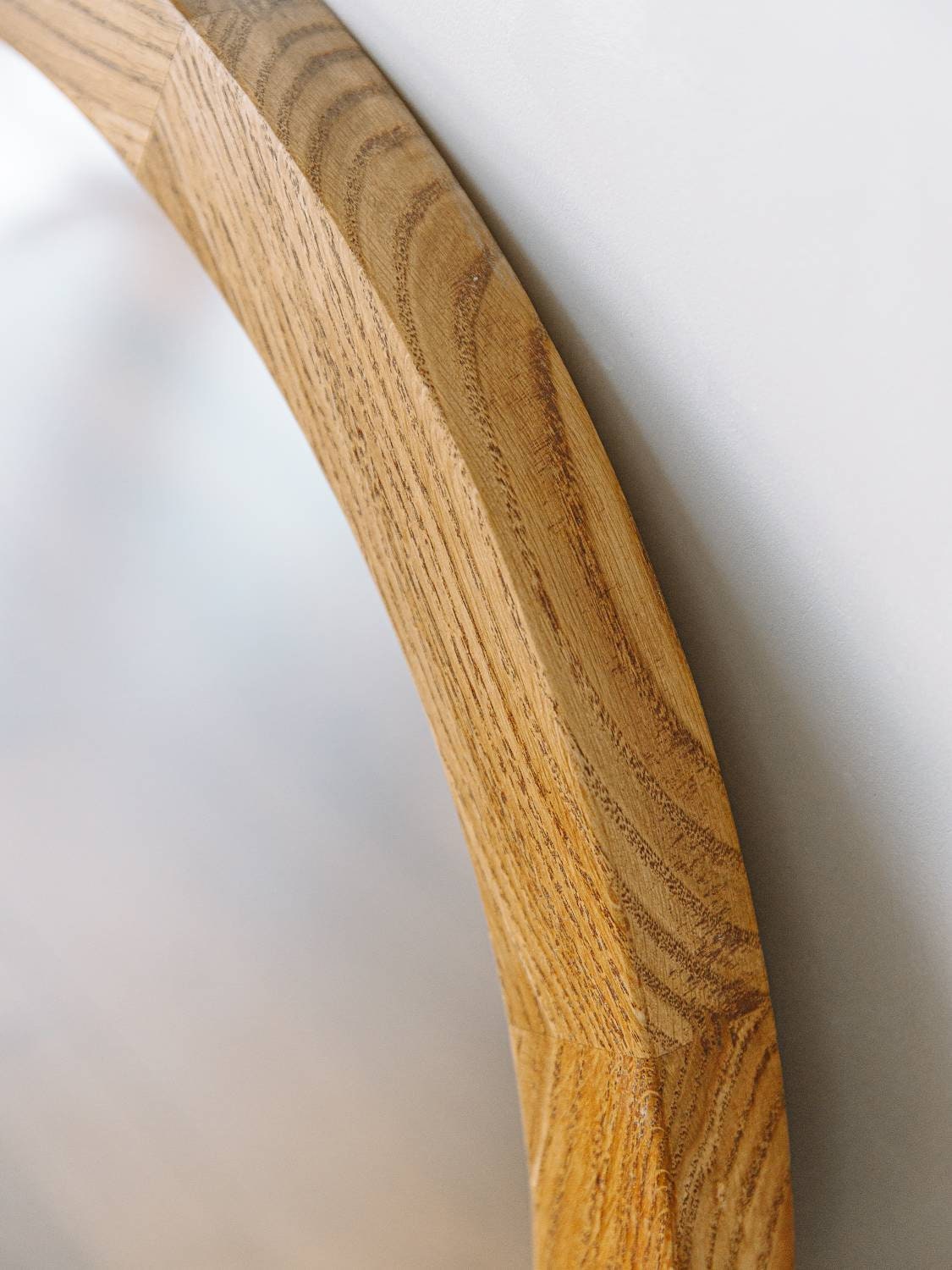 Wandspiegel Holz. Rundes Spiegel Dekor. Akzent Wandspiegel. | Etsy