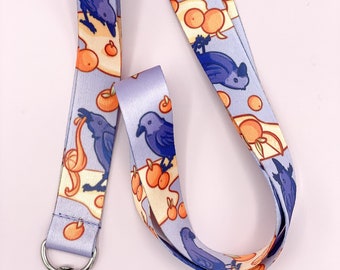 Crows & Oranges Lanyard
