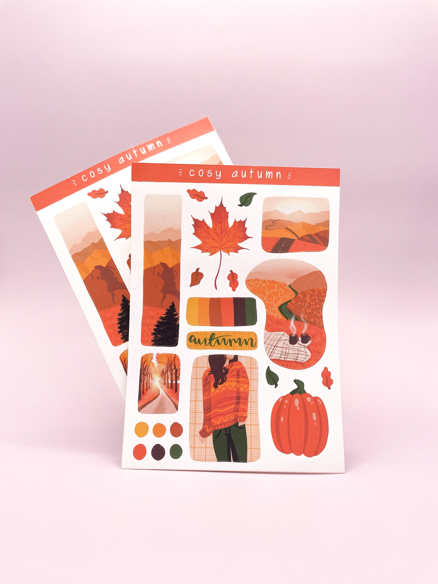 Four Seasons Sticker Sheet Spring Summer Autumn and Winter | Etsy