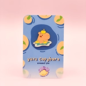 ゆずカピバラエナメルピン | ハードエナメルピン
