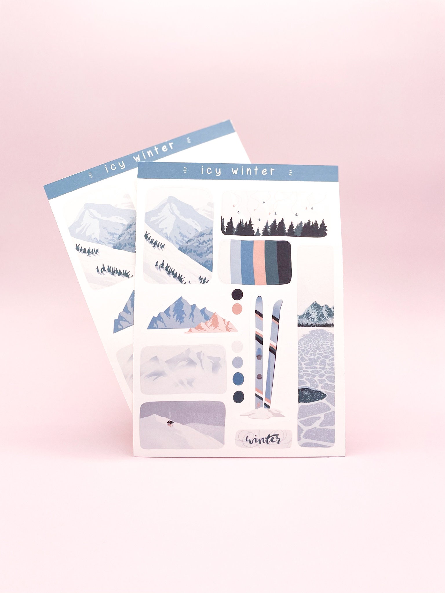 Four Seasons Sticker Sheet Spring Summer Autumn and Winter | Etsy