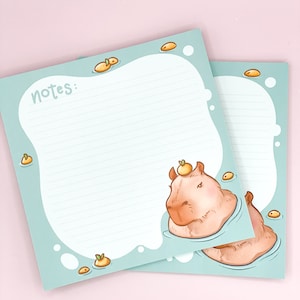 Large Yuzu Capybara Notepad