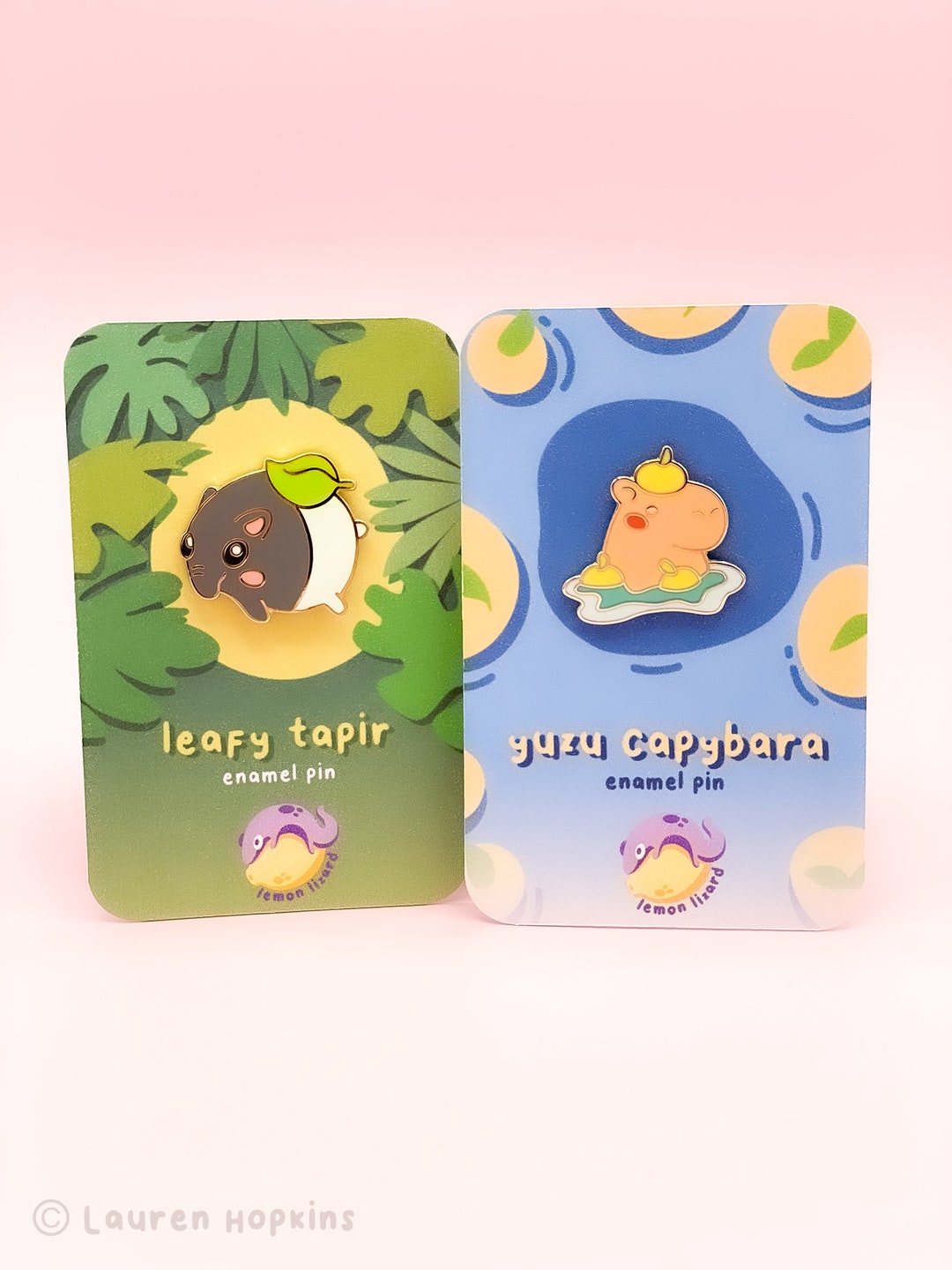 Tapir Pin Capybara & Tapir Enamel Pin Twin Pack - Etsy
