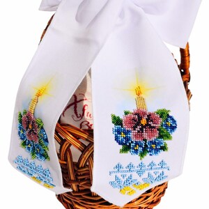 Orthodox Easter beaded basket bow