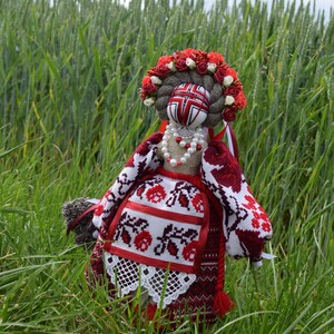 Ukrainian Motanka doll, Waldorf doll, Colorful Ukrainian amulet, Traditional doll, Ukrainian Motanka doll, Talisman Doll, Rag doll image 9