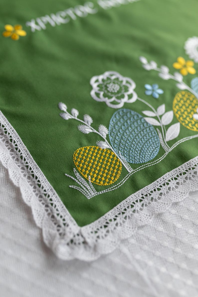 Easter embroidered altar cloth
