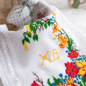 Handmade Ukrainian Easter Basket Cover