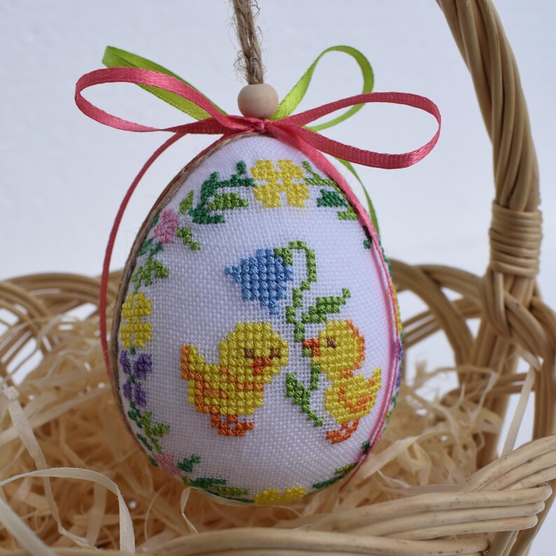 Embroidered Orthodox Easter egg
