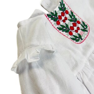 Baby girl embroidered dress with bloomers