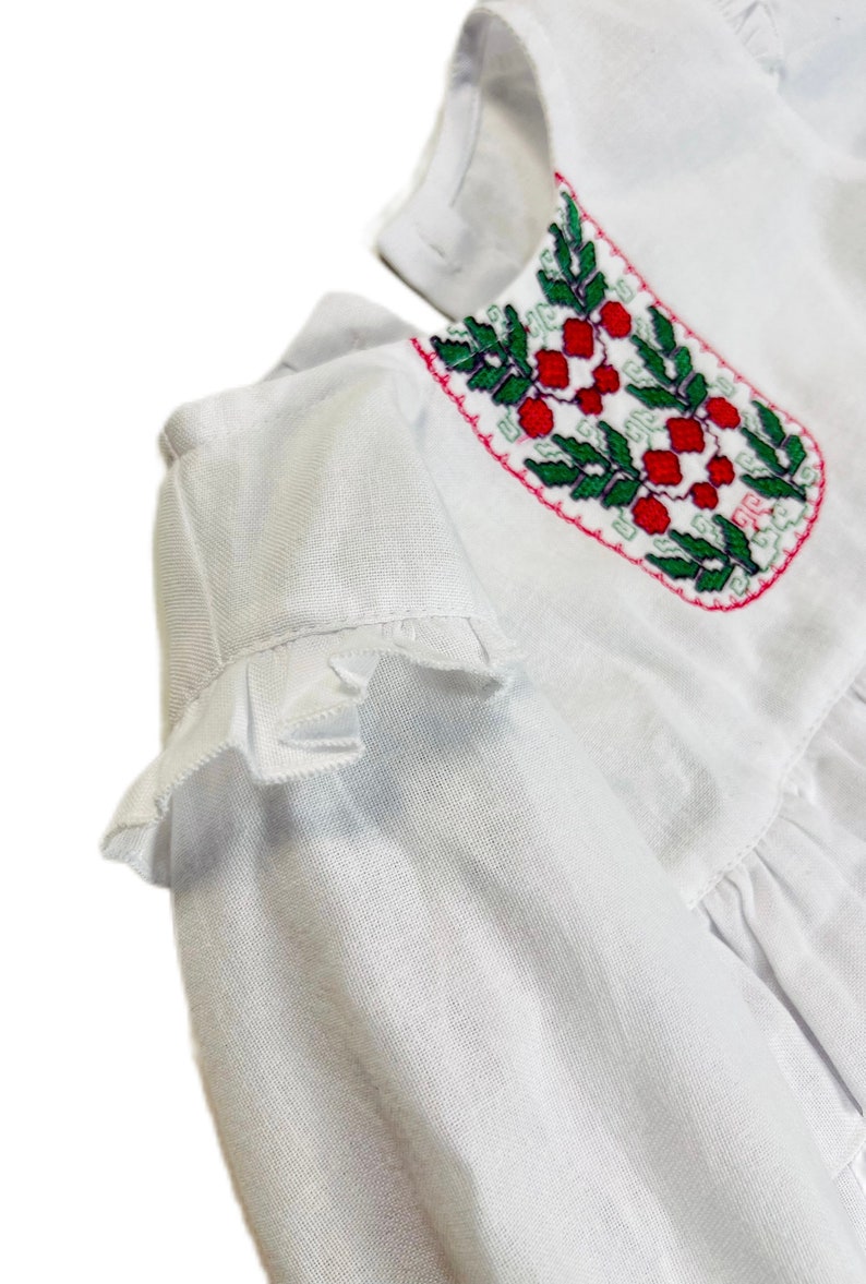 Baby girl embroidered dress with bloomers