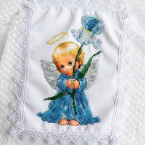 Orthodox Paschal napkin with angel