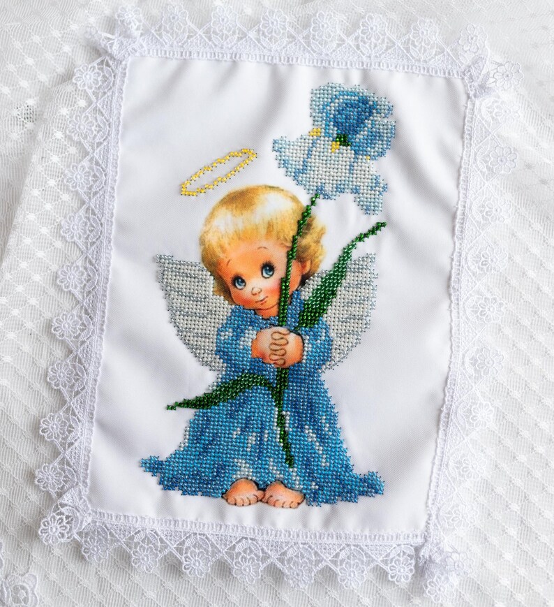 Orthodox Paschal napkin with angel