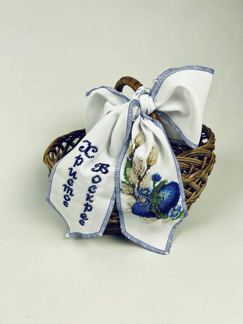 Handmade Easter basket bow