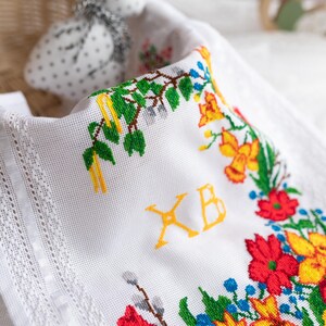 Handmade Ukrainian Easter Basket Cover