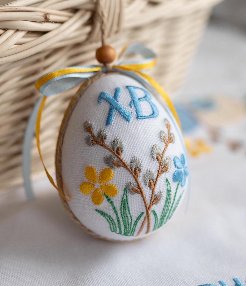 Embroidered Orthodox Easter egg