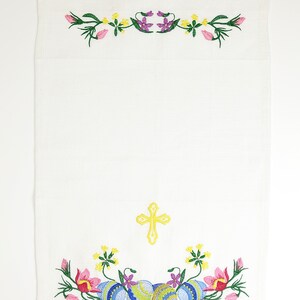 Linen Pascha basket cover