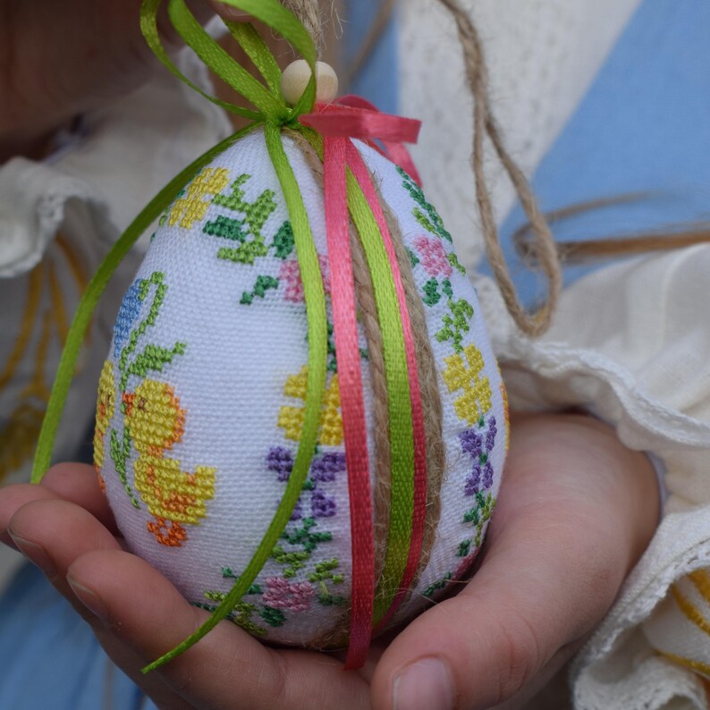Embroidered Orthodox Easter egg