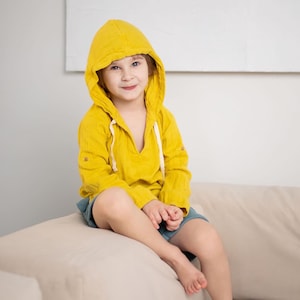 baby boy muslin yellow shirt