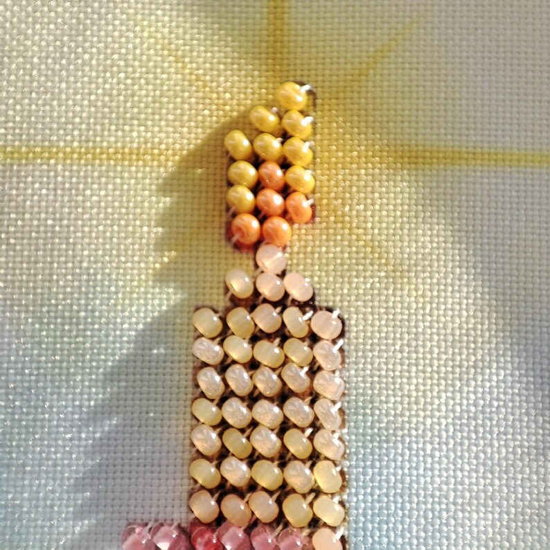 Orthodox Easter beaded basket bow