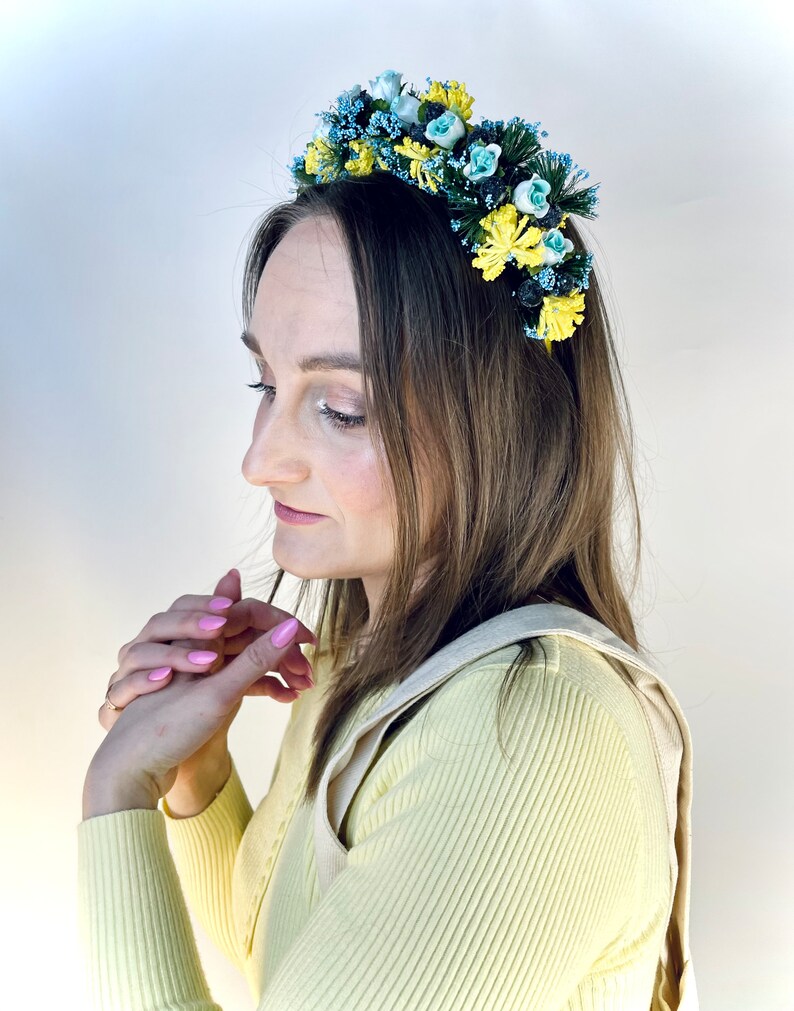 Handmade Slavic flower crown