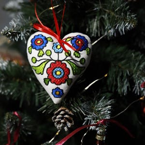 Embroidered Christmas Ornaments