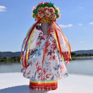 Handmade Ukrainian Motanka doll, Traditional Slavic rag doll, Ethnic folk art decor, Protective amulet doll, Unique cultural gift