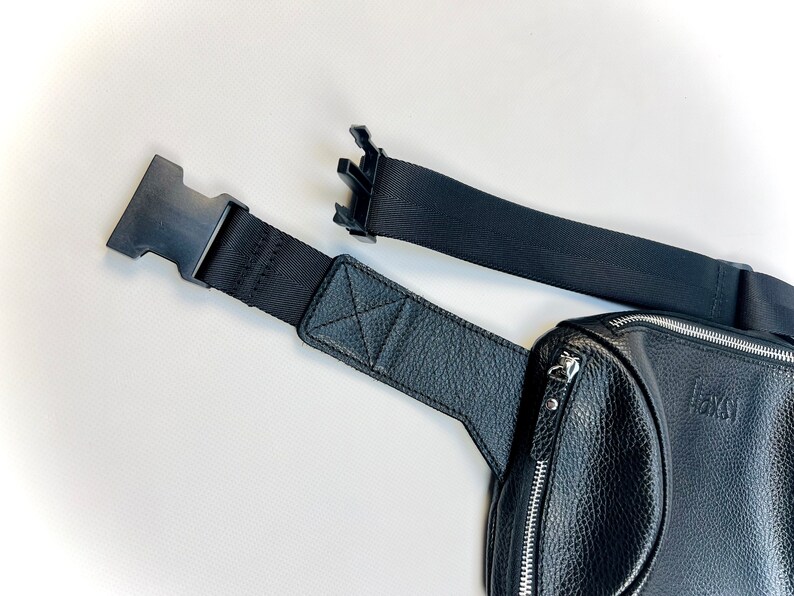 Handmade leather fanny pack