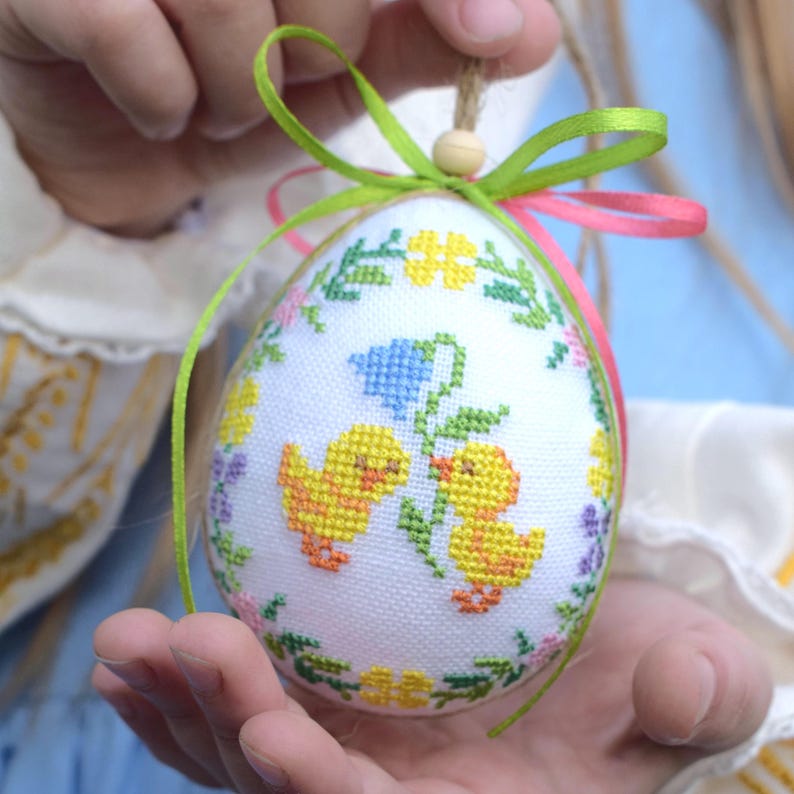 Embroidered Orthodox Easter egg