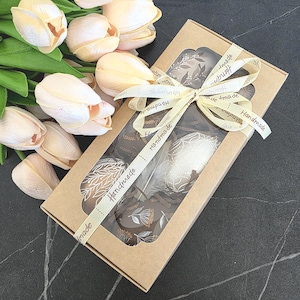 Hand painted decorative eggs set, Neutral spring home decor, Handmade rustic egg collection, Natural tones table accent