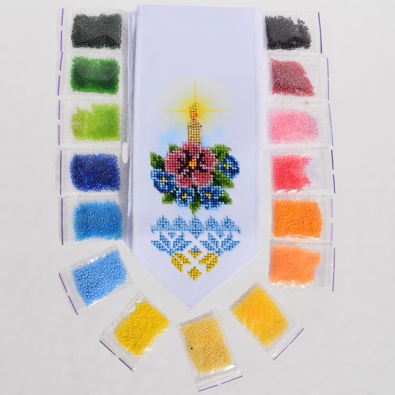 Orthodox Easter beaded basket bow