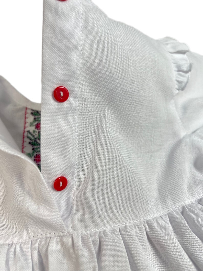 Baby girl embroidered dress with bloomers